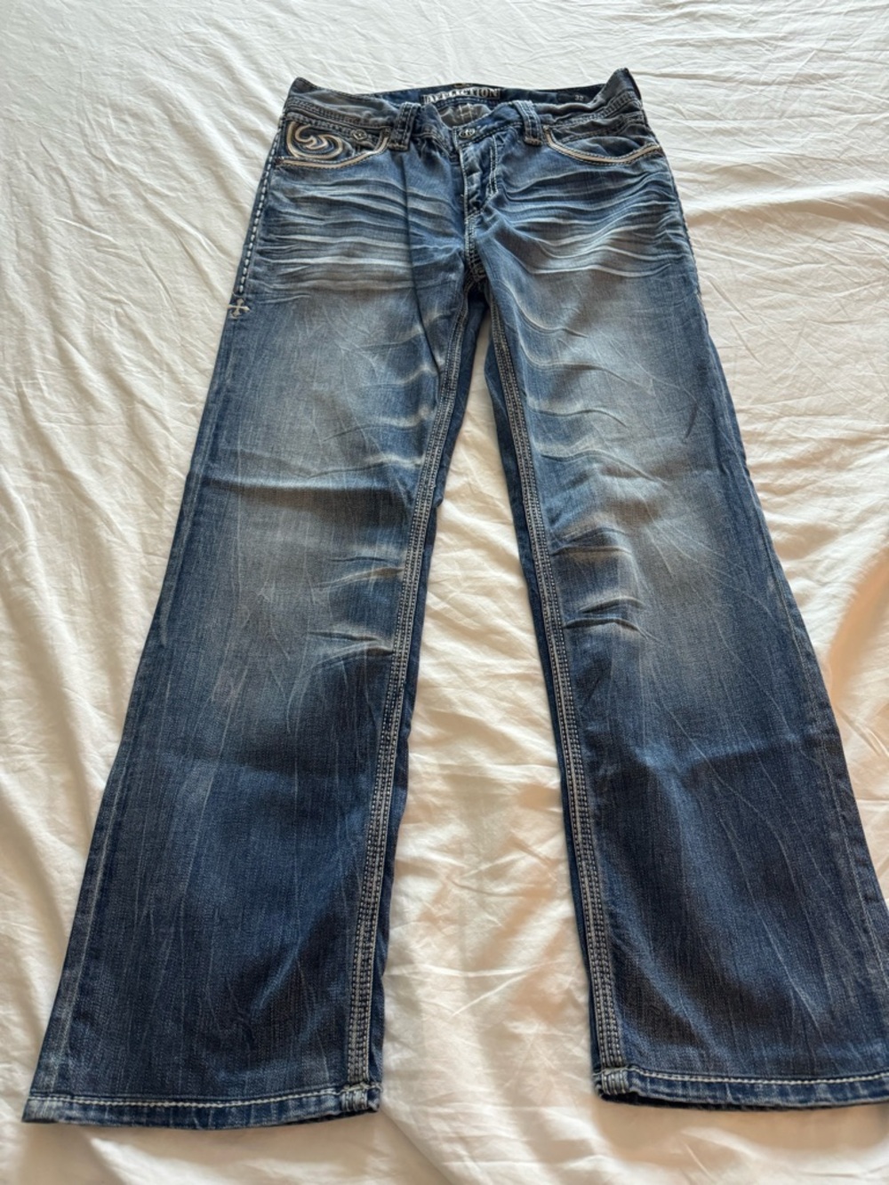 Men’s Affliction Blake Jeans Size 32 - Picture 2 of 4